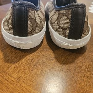 Coach tennis shoes. Fair condition,  size 6 1/2 B width.